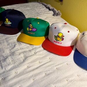 Duck-Y Wholesale 5 Colorful Cotton Caps